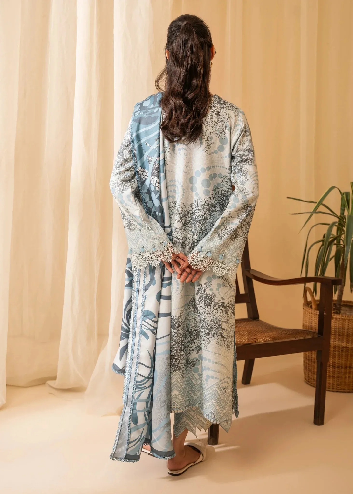 Aabyaan Izabel Linen Prints Fall/Winter – ELINA (AZ-10)