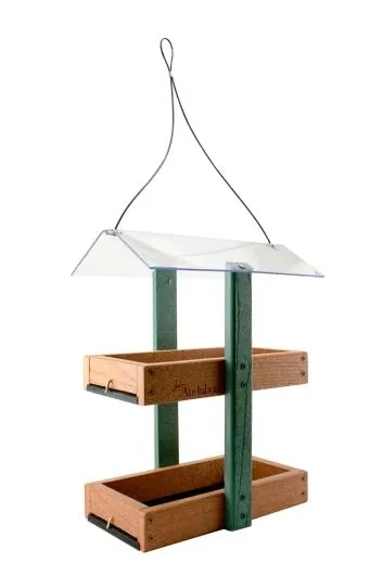 Audubon Going Green Double Platform Bird Feeder