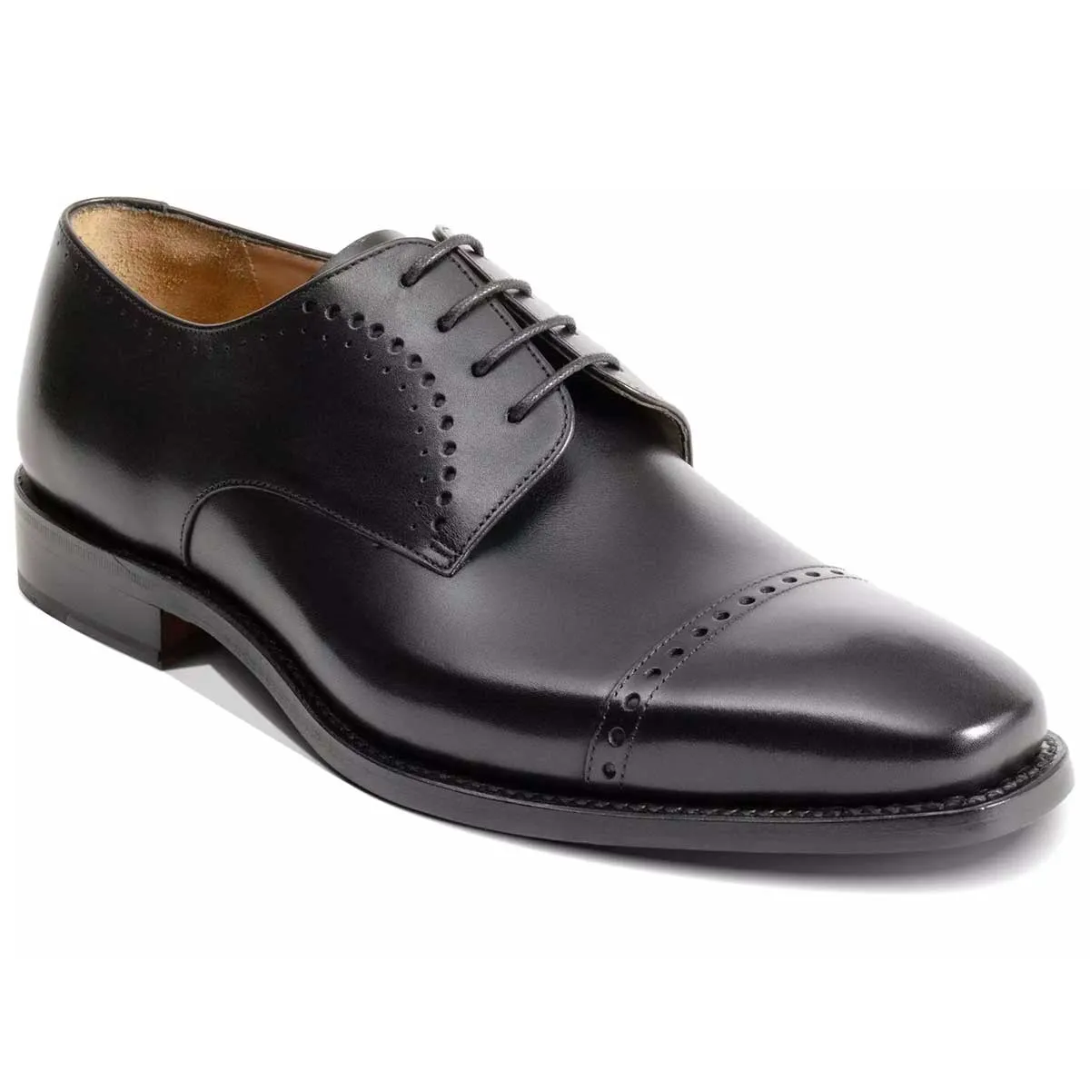 BARKER Noah Shoes - Mens - Black Calf