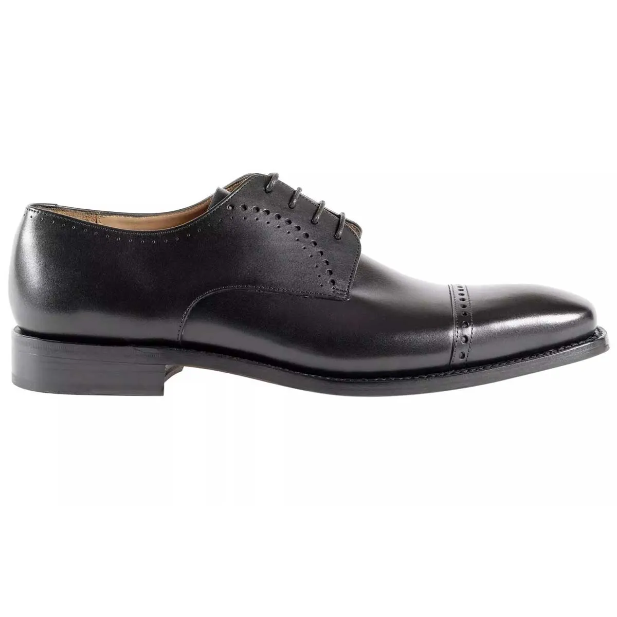 BARKER Noah Shoes - Mens - Black Calf