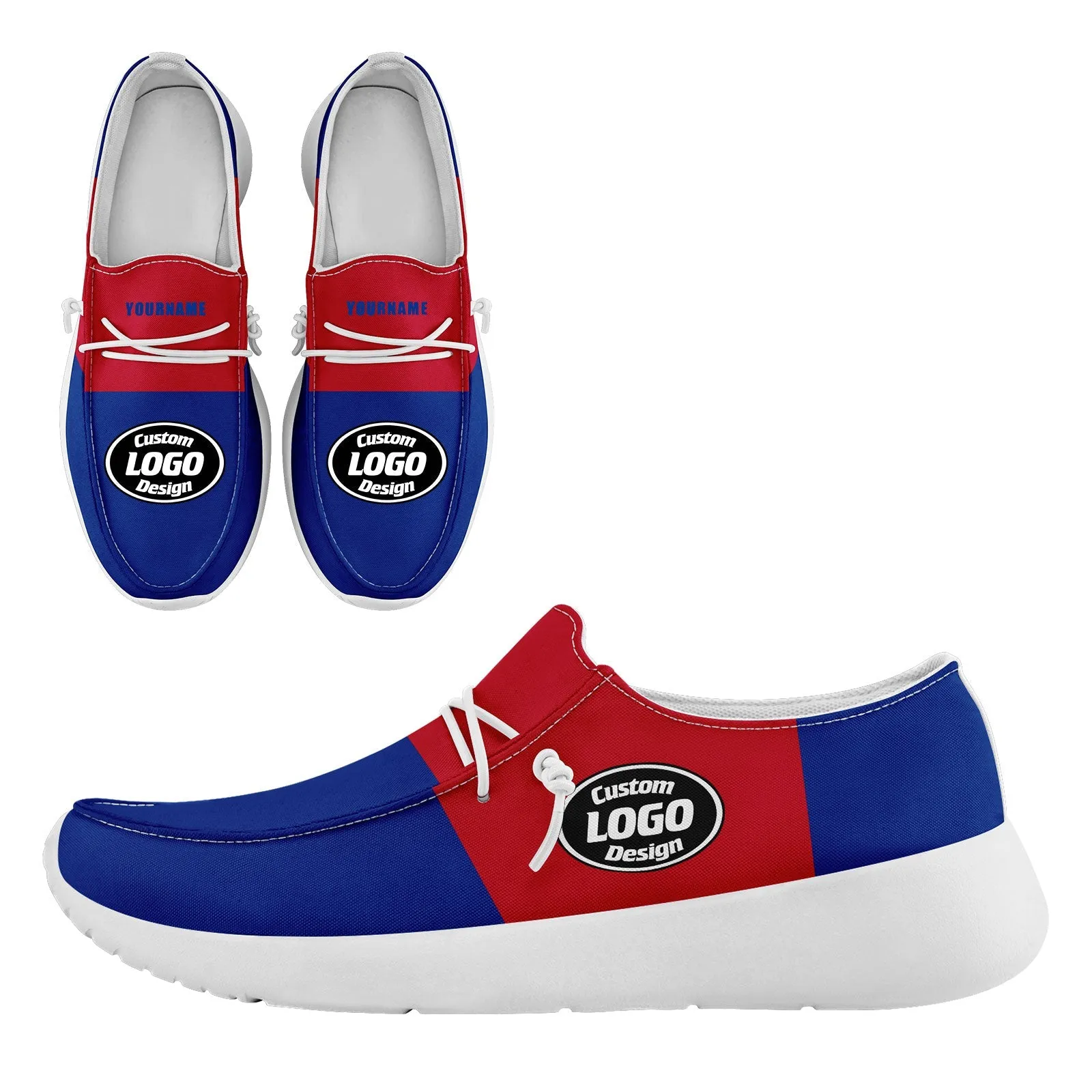 Custom Blue Red Buffalo Jacket and Sports Shoes Combo Offer Personalized Combo ZH-D020294-4