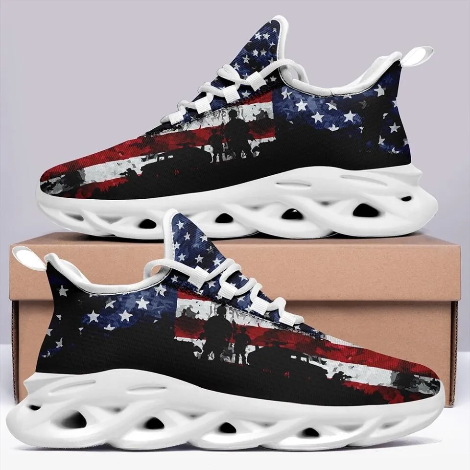 Custom Corporate Gifts, business gifts ideas MaxSoul-B03013 Custom Max Soul American Flag, USA Flag Sneakers Max Soul, Shoes, Printed Shoes