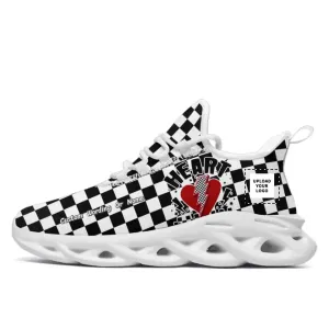 Custom Logo Gifts, business holiday gifts Personalized Lattice love Sneakers, Custom Love Design Shoes, Valentine's Gift,2016MS-23025601