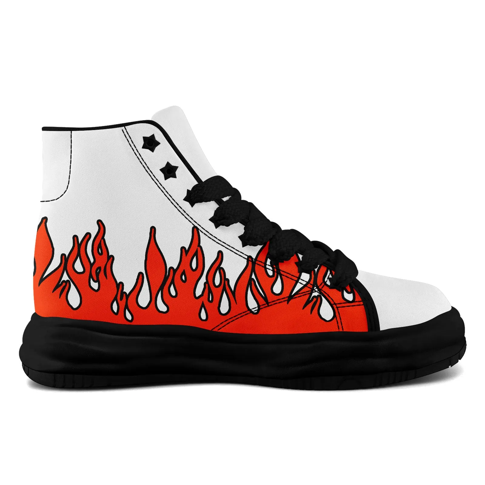 Custom Orange White Cleveland Firesoul Shoes Personalized Sneaker FN039-D020272-8