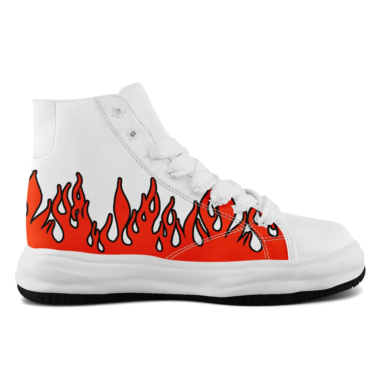 Custom Orange White Cleveland Firesoul Shoes Personalized Sneaker FN039-D020272-8