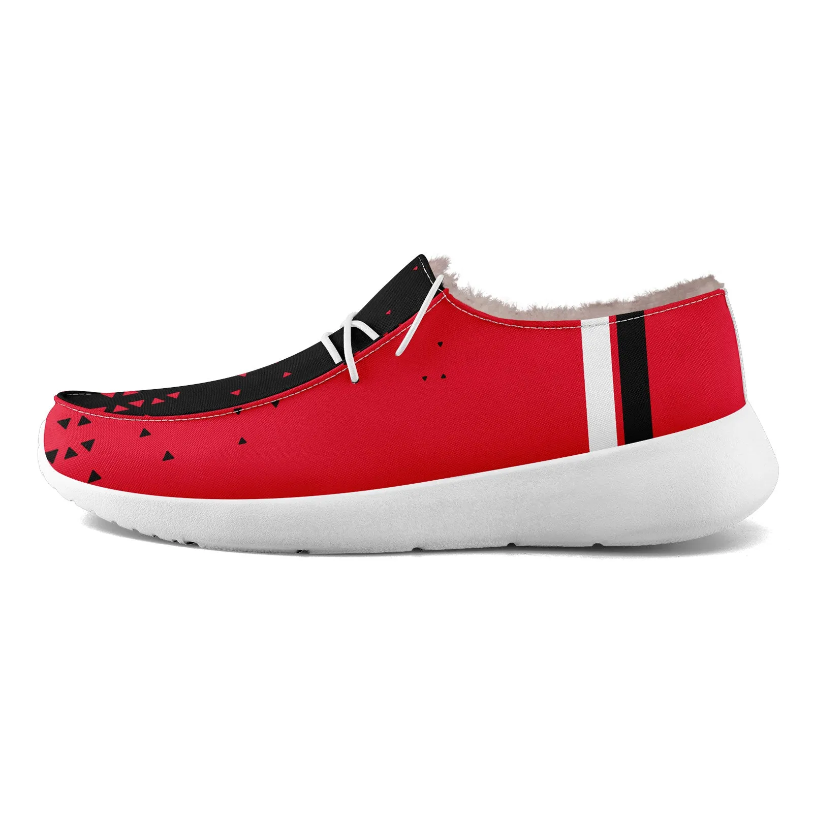 Custom Red Black Kansas City Shoes Personalized Sneaker FN042-D020279-18