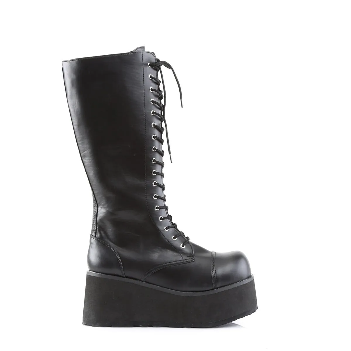 Demonia TRASHVILLE-502 | Black Vegan Leather Unisex Boots