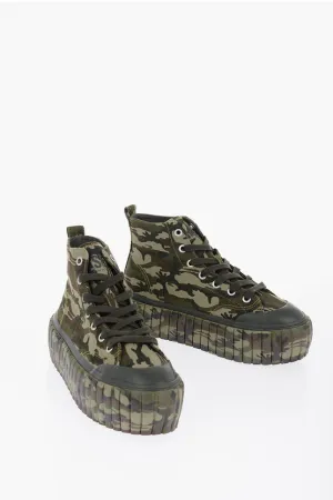 Diesel Platform S-HANAMI Sneakers with Camo Motif