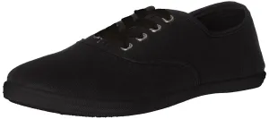 Easy USA - Womens Canvas Lace Up Shoe with Padded Insole