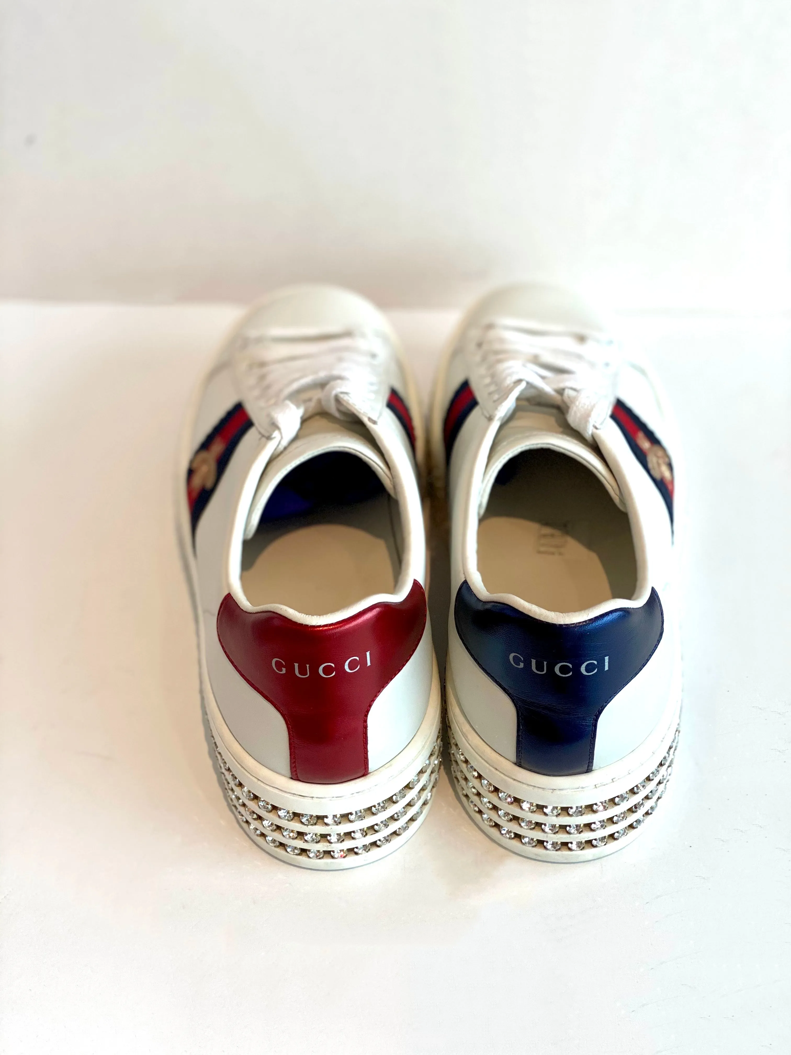 Gucci Ace Crystal Sneakers