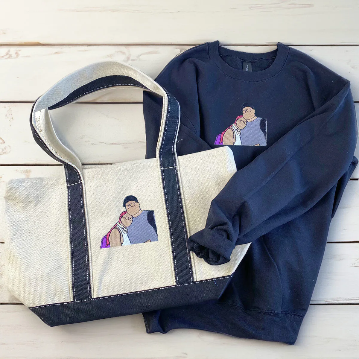 His & Hers Special Trio: Sweatshirt, Hat & Tote Bag Combo