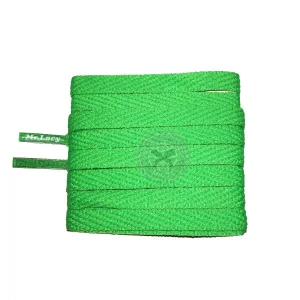 Mr Lacy Skinnies - Kelly Green Shoelaces