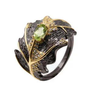 Peridot Ring Peridot Jewelry Peridot Ring Natural Peridot Genuine Peridot Jewelry August Birthstone Silver Jewelry SKU: 6142050