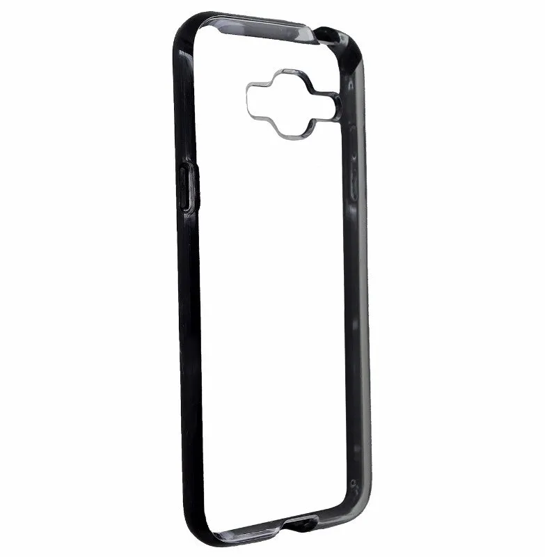 PureGear Slim Shell Case Cover for Samsung Galaxy J3 - Clear/Black