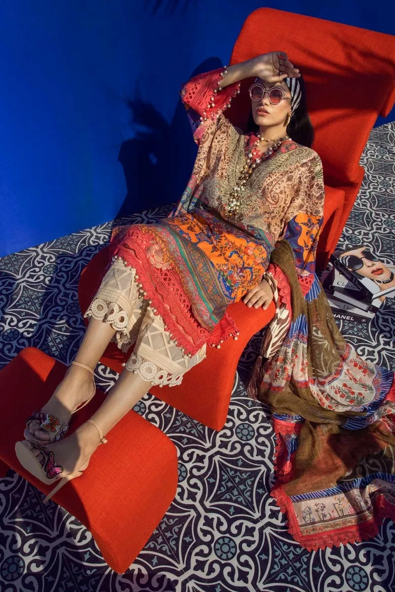 Sana Safinaz Muzlin Spring Lawn Collection 2021 – M211-021B-BI