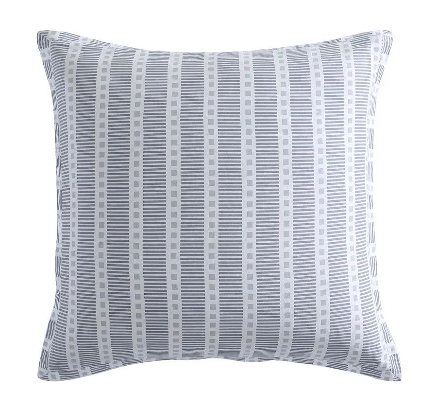 Urban Stripe European Pillowcase Charcoal