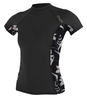 WMS SIDE PRINT S/S RASH GUARD